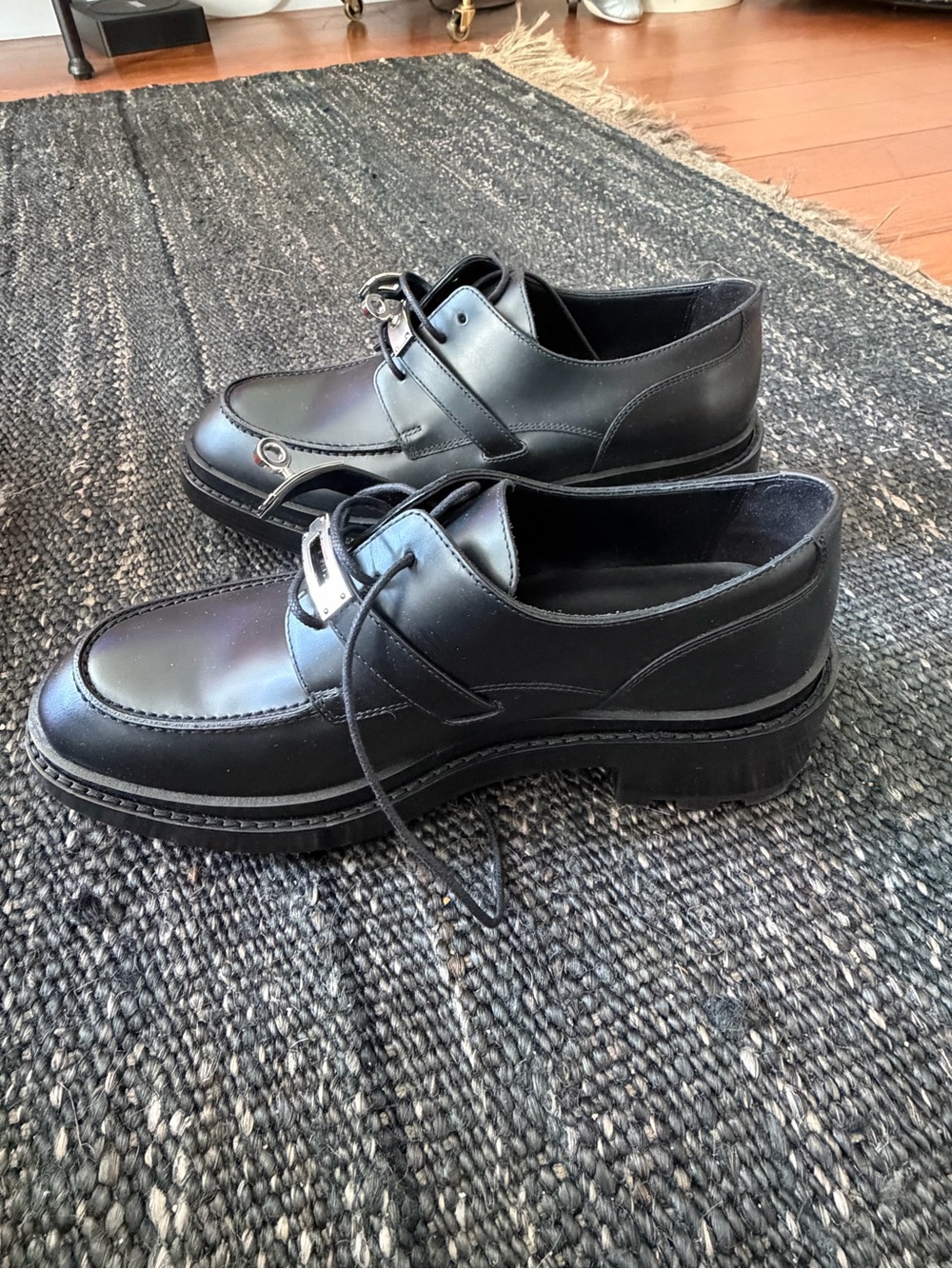 Hermes Derby First loafer. Never worn. Black. 40.5 - Picture 3 of 8